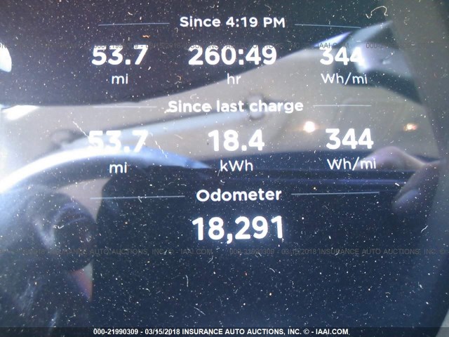 5YJSA1E23FF108466 - 2015 TESLA MODEL S GRAY photo 7