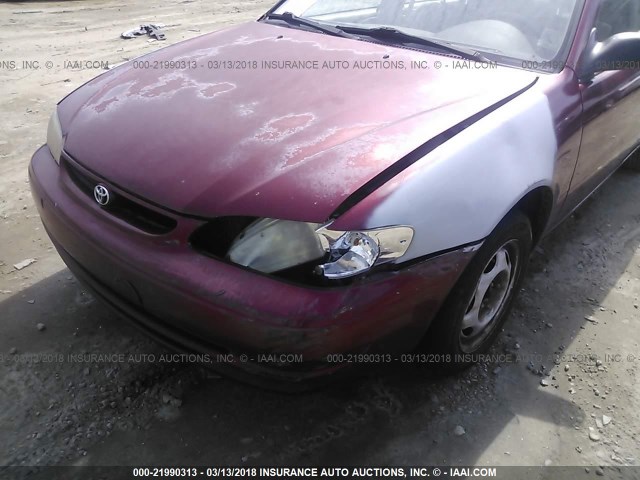 1NXBR12E6XZ187000 - 1999 TOYOTA COROLLA VE/CE/LE 栗色 照片 6