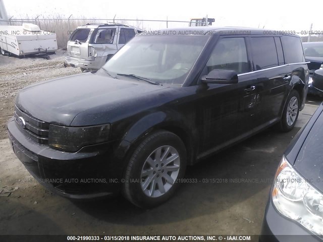 2FMGK5CC3CBD04577 - 2012 FORD FLEX SEL Қара фото 2