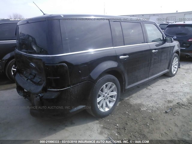 2FMGK5CC3CBD04577 - 2012 FORD FLEX SEL BLACK photo 4