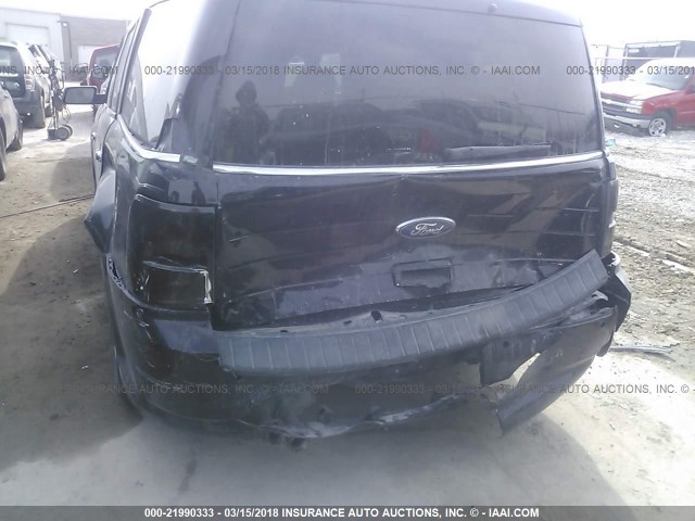 2FMGK5CC3CBD04577 - 2012 FORD FLEX SEL BLACK photo 6