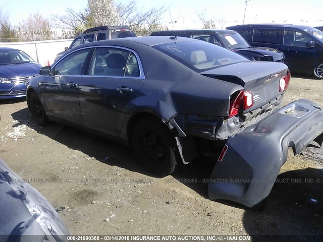 1G1ZG57B884196306 - 2008 CHEVROLET MALIBU LS 灰色 照片 3