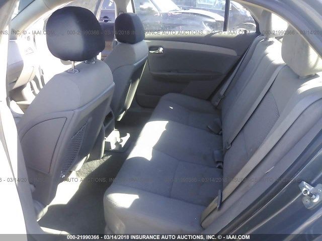 1G1ZG57B884196306 - 2008 CHEVROLET MALIBU LS 灰色 照片 8