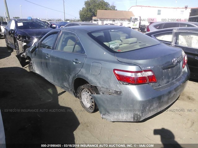 4T1BE46KX7U611839 - 2007 TOYOTA CAMRY NEW GENERAT CE/LE/XLE/SE Light Blue photo 3