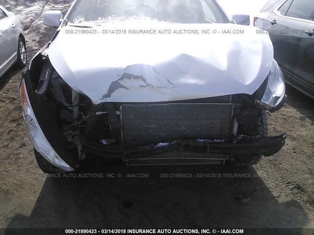 KM8JU3AC7AU109080 - 2010 HYUNDAI TUCSON GLS/LIMITED ვერცხლისფერი ფოტო 6