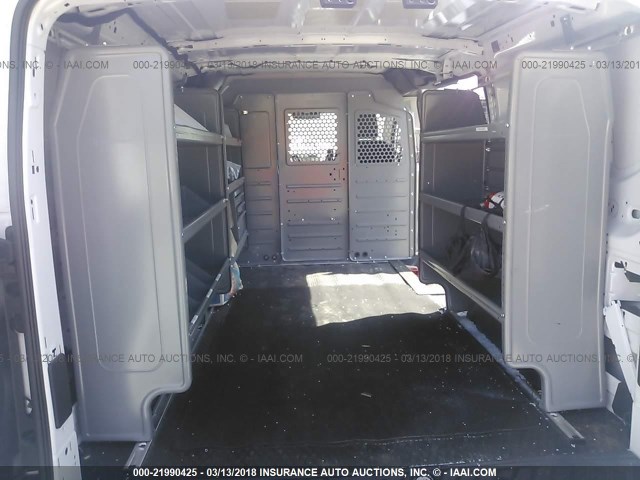 1FTYE1ZM5HKA94456 - 2017 FORD TRANSIT T-150 WHITE photo 8