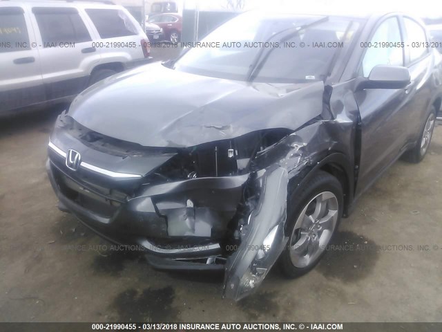 3CZRU6H33GM769817 - 2016 HONDA HR-V LX GRAY photo 6