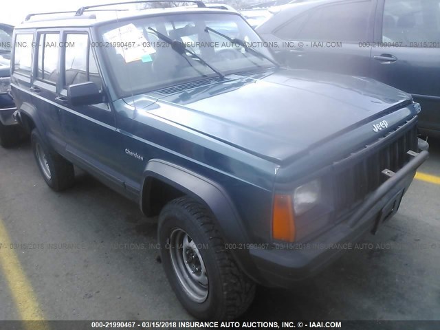 1J4FJ68SXTL329852 - 1996 JEEP CHEROKEE SPORT/CLASSIC მწვანე ფოტო 1