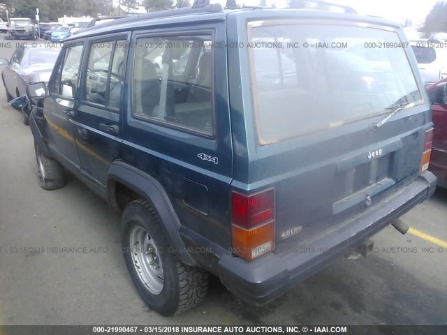 1J4FJ68SXTL329852 - 1996 JEEP CHEROKEE SPORT/CLASSIC მწვანე ფოტო 3