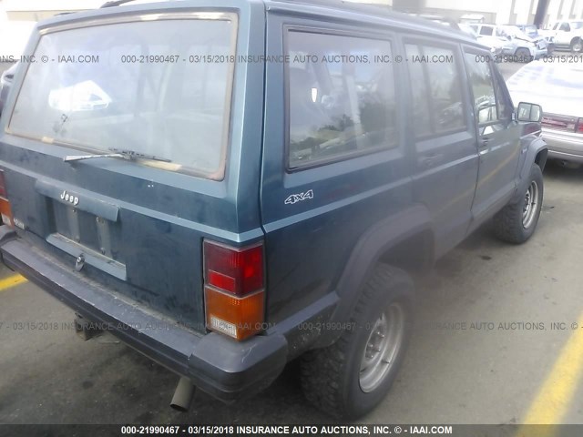 1J4FJ68SXTL329852 - 1996 JEEP CHEROKEE SPORT/CLASSIC მწვანე ფოტო 4