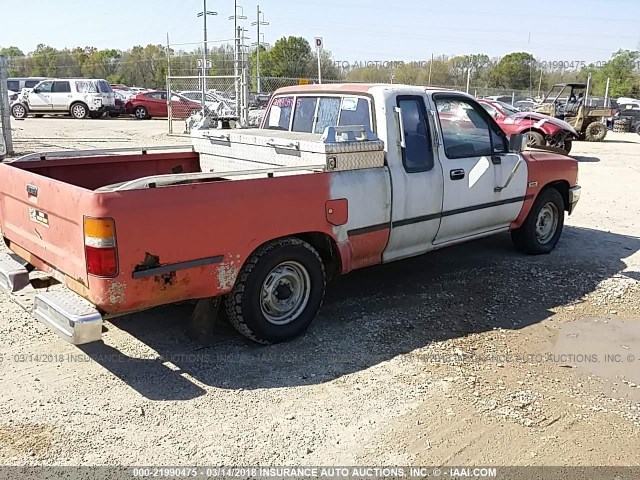 JT4VN93D3K0005643 - 1989 TOYOTA PICKUP 1/2 TON EX LNG WHLBSE DLX RED photo 4