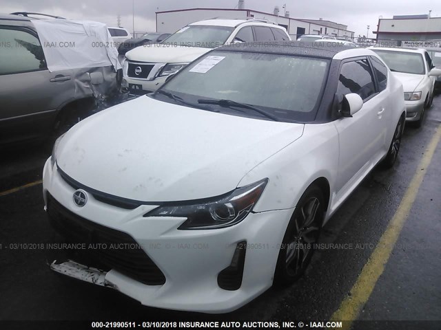 JTKJF5C76E3076989 - 2014 TOYOTA SCION TC 白色 照片 2
