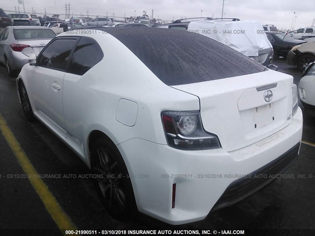 JTKJF5C76E3076989 - 2014 TOYOTA SCION TC WHITE photo 3