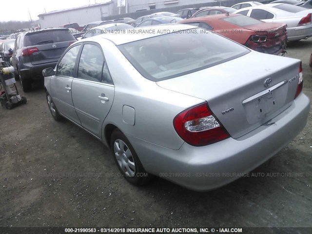 4T1BE32K23U137167 - 2003 TOYOTA CAMRY LE/XLE/SE 银色 照片 3