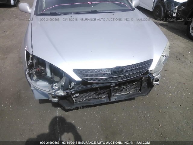 4T1BE32K23U137167 - 2003 TOYOTA CAMRY LE/XLE/SE SILVER photo 6