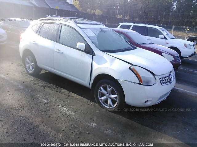 JN8AS58V69W441593 - 2009 NISSAN ROGUE S/SL WHITE photo 1