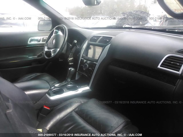 1FMHK8F85BGA19285 - 2011 FORD EXPLORER LIMITED 银色 照片 5