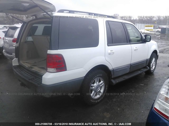1FMPU16576LA31728 - 2006 FORD EXPEDITION XLT Weiß Foto 4