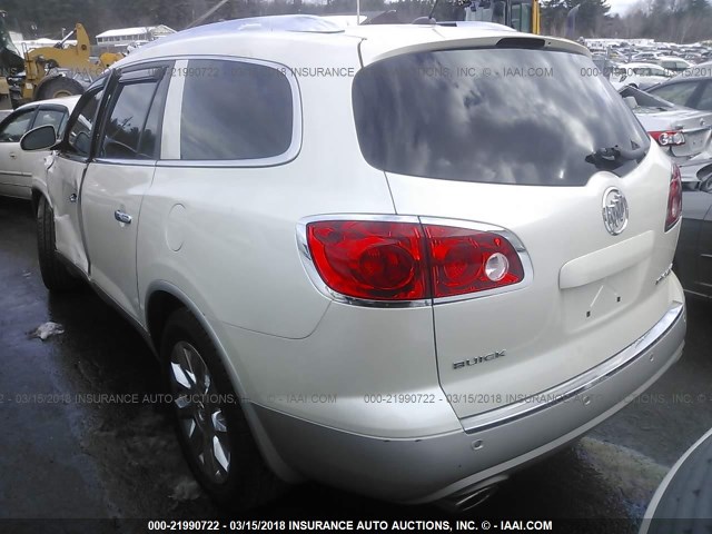 5GAKVDED2CJ293204 - 2012 BUICK ENCLAVE WHITE photo 3
