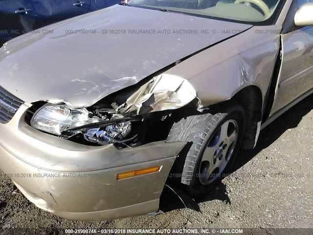 1G1NE52J62M676323 - 2002 CHEVROLET MALIBU LS 金色 照片 6