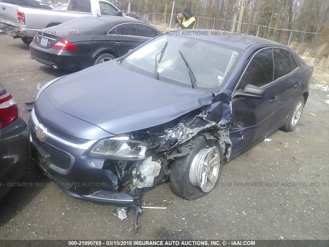 1G11B5SL0EF273620 - 2014 CHEVROLET MALIBU LS ლურჯი ფოტო 2