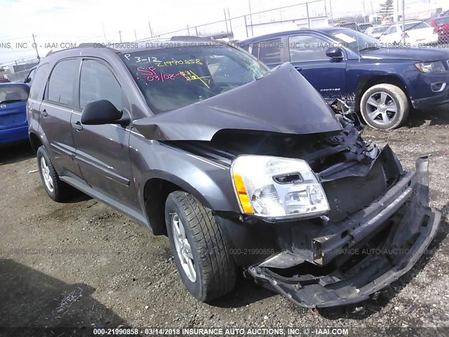 2CNDL13F876015762 - 2007 CHEVROLET EQUINOX LS GRAY photo 1