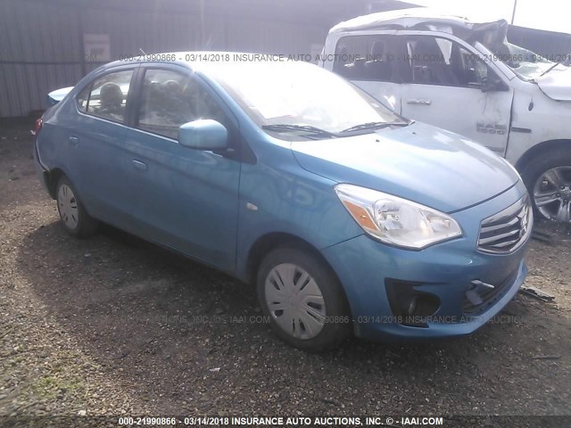 ML32F3FJ5HHF09836 - 2017 MITSUBISHI MIRAGE G4 ES ლურჯი ფოტო 1