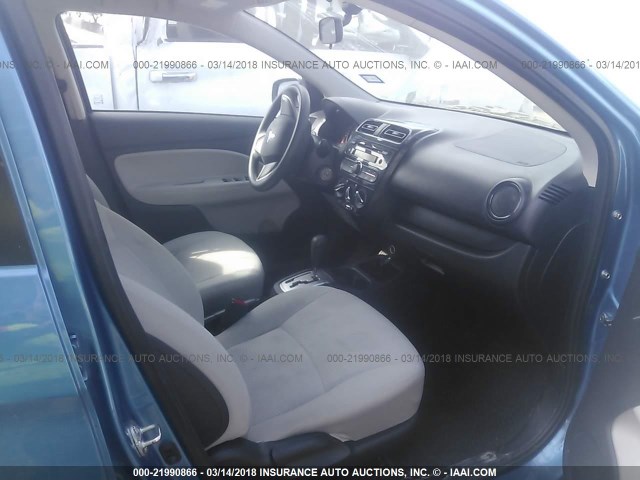 ML32F3FJ5HHF09836 - 2017 MITSUBISHI MIRAGE G4 ES ლურჯი ფოტო 5