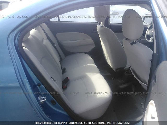 ML32F3FJ5HHF09836 - 2017 MITSUBISHI MIRAGE G4 ES ლურჯი ფოტო 8