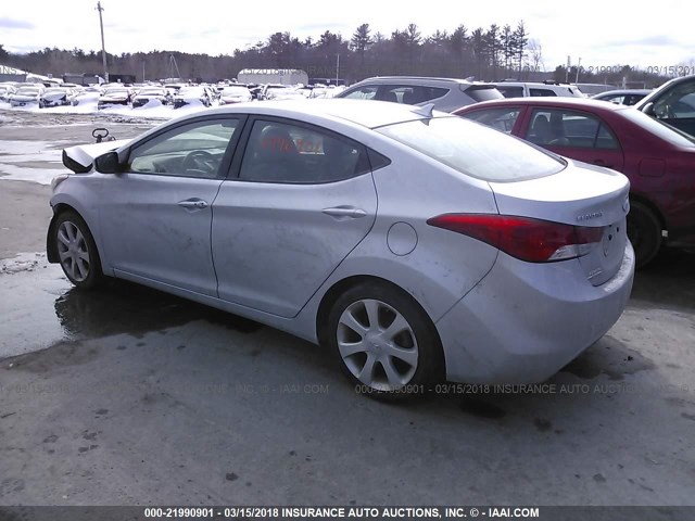 5NPDH4AE3BH051686 - 2011 HYUNDAI ELANTRA GLS/LIMITED GRAY photo 3