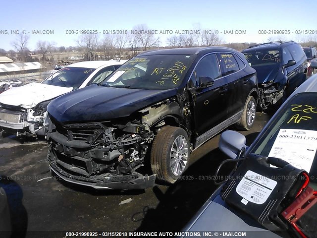 5LMTJ3DH3HUL28943 - 2017 LINCOLN MKC RESERVE Negro foto 2