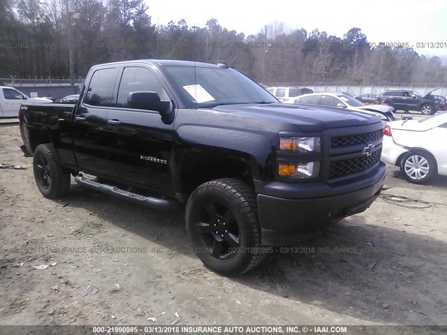 1GCVKPEC1FZ427154 - 2015 CHEVROLET SILVERADO K1500 BLACK photo 1