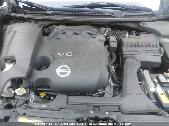 1N4AA5AP8EC451019 - 2014 NISSAN MAXIMA S/SV SILVER photo 10