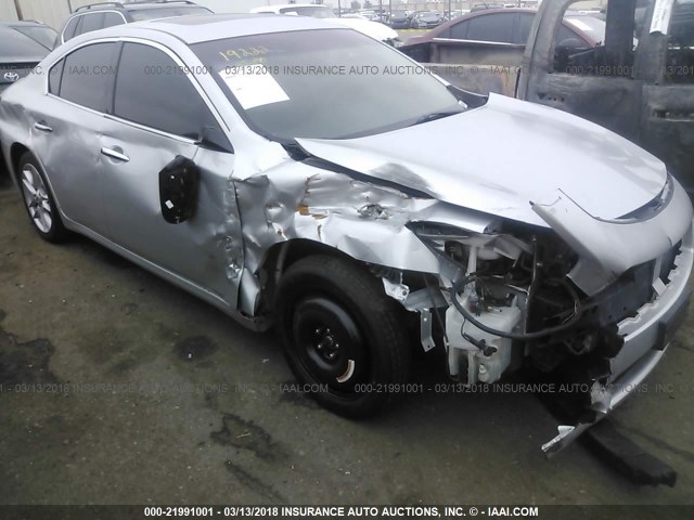 1N4AA5AP8EC451019 - 2014 NISSAN MAXIMA S/SV SILVER photo 6