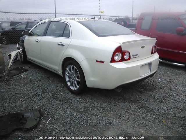 1G1ZE5E79AF218666 - 2010 CHEVROLET MALIBU LTZ 白色 照片 3