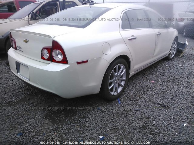 1G1ZE5E79AF218666 - 2010 CHEVROLET MALIBU LTZ 白色 照片 4