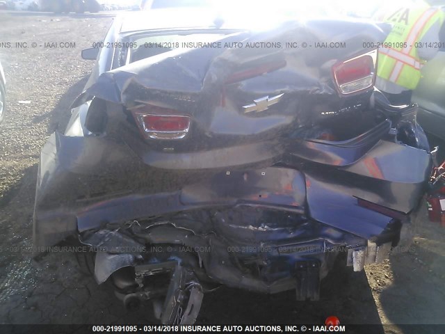 1G11C5SL9EF263648 - 2014 CHEVROLET MALIBU 1LT 蓝色 照片 6