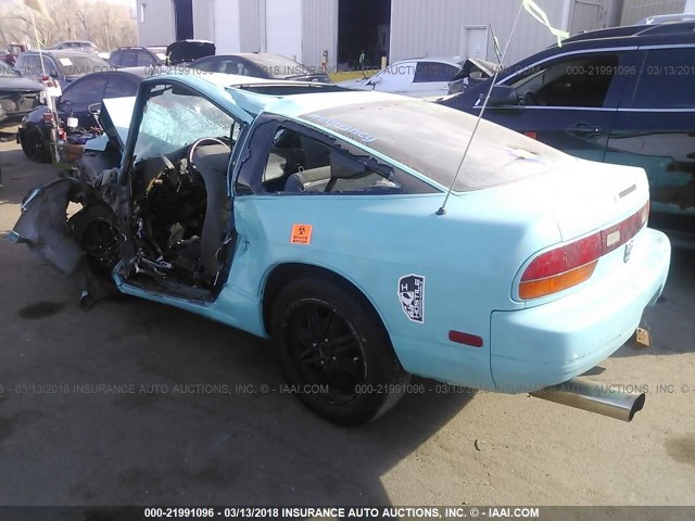 JN1MS36P1NW107650 - 1992 NISSAN 240SX Light Blue photo 3