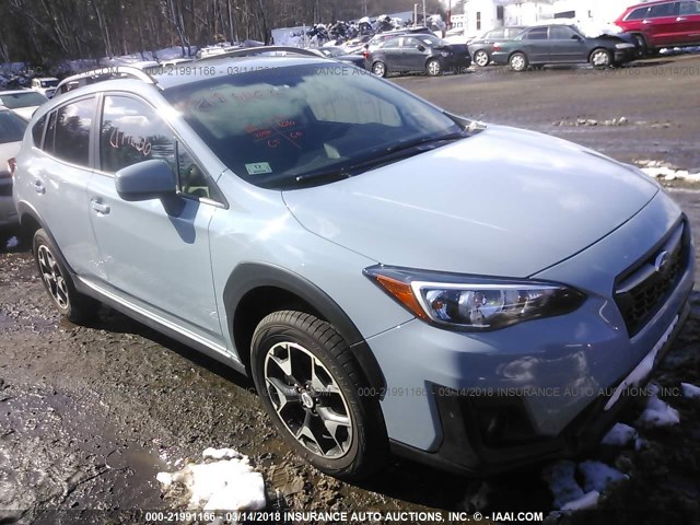 JF2GTADCXJH247871 - 2018 SUBARU CROSSTREK PREMIUM Ашық көк фото 1