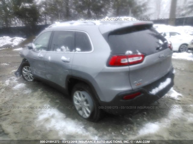 1C4PJMCB9HD229362 - 2017 JEEP CHEROKEE LATITUDE GRAY photo 3