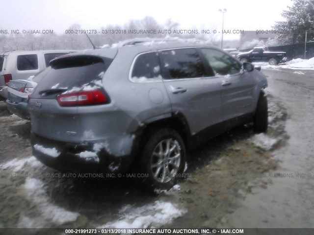 1C4PJMCB9HD229362 - 2017 JEEP CHEROKEE LATITUDE GRAY photo 4