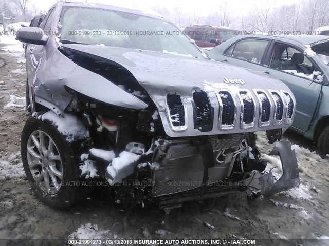 1C4PJMCB9HD229362 - 2017 JEEP CHEROKEE LATITUDE GRAY photo 6