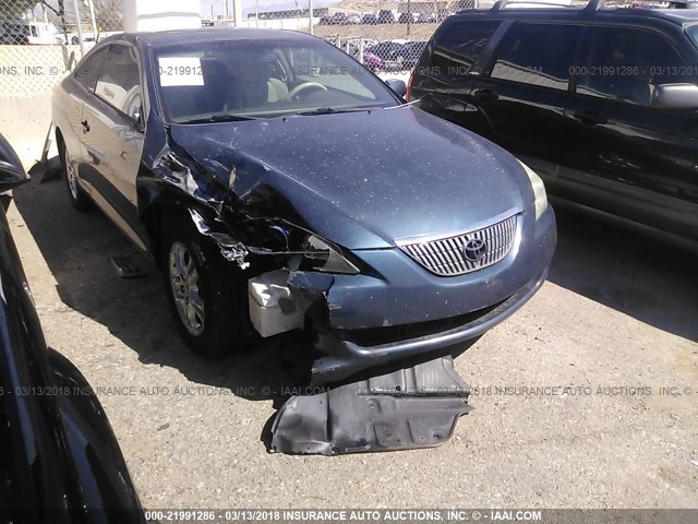 4T1CE30PX4U829987 - 2004 TOYOTA CAMRY SOLARA SE/SLE მუქი ლურჯი ფოტო 1