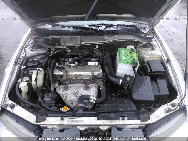 4A3AA46G02E122499 - 2002 MITSUBISHI GALANT ES/LS SILVER photo 10