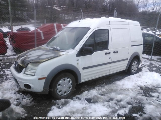 NM0LS7DN2BT068918 - 2011 FORD TRANSIT CONNECT XLT WHITE photo 2