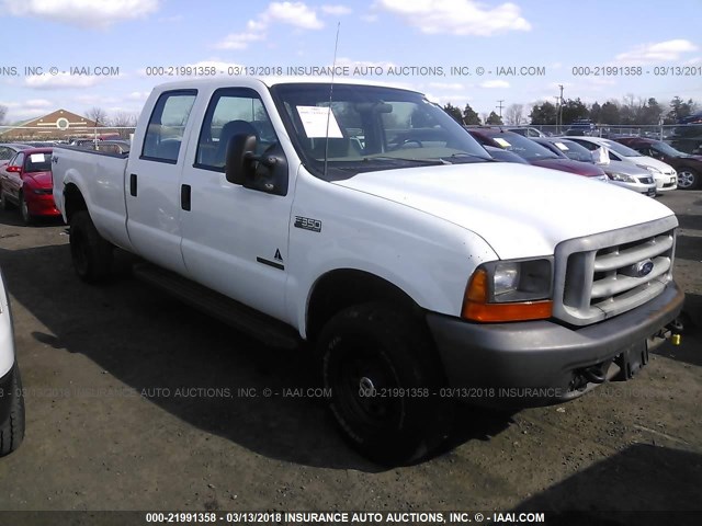 1FTSW31F4YEB05456 - 2000 FORD F350 SRW SUPER DUTY WHITE photo 1