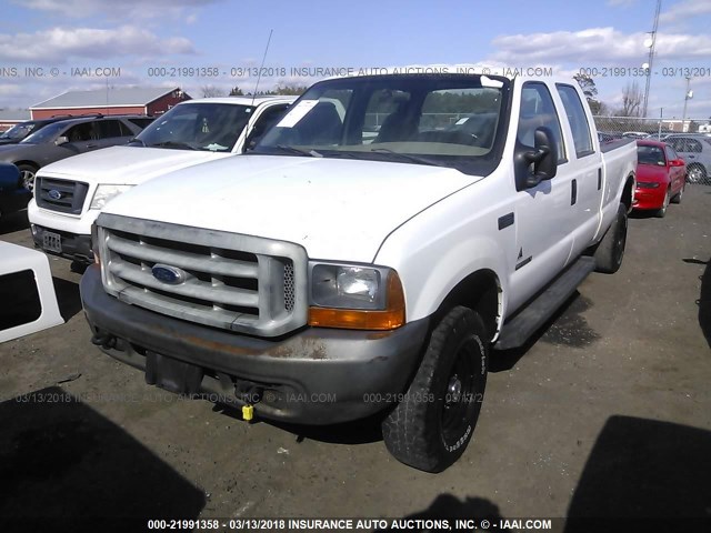 1FTSW31F4YEB05456 - 2000 FORD F350 SRW SUPER DUTY WHITE photo 2