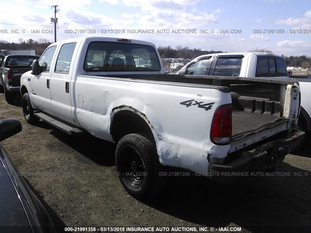 1FTSW31F4YEB05456 - 2000 FORD F350 SRW SUPER DUTY WHITE photo 3