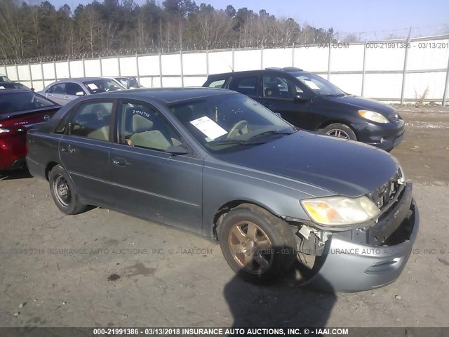 4T1BF28B71U186294 - 2001 TOYOTA AVALON XL/XLS TURQUOISE photo 1