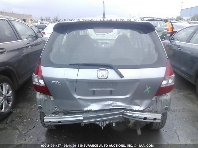 JHMGD38657S029360 - 2007 HONDA FIT S 灰色 照片 6